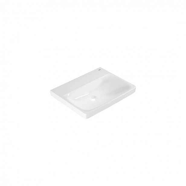 Grohe Euro Ceramic - Umyvadlo 60x47 cm, bez přepadu, bez otvoru pro baterii, alpská bílá 102416SH00
