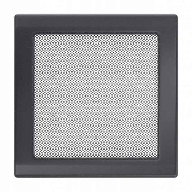 Ventilační krbová mřížka 22x22 Grafit