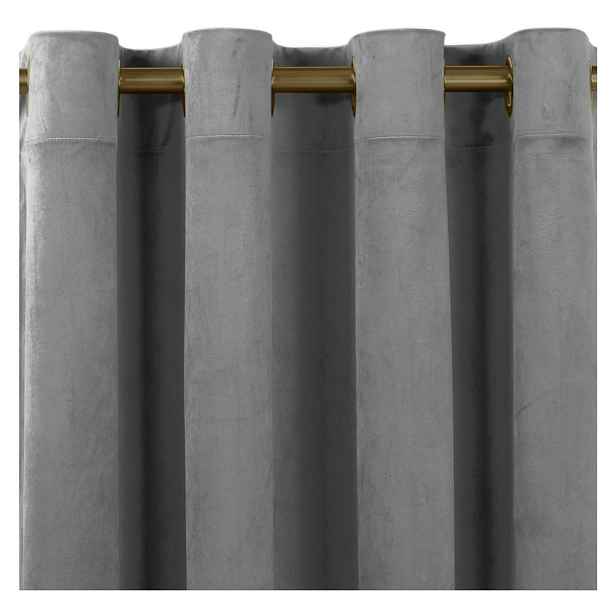 Antracitový závěs 200x270 cm Vila – Homede