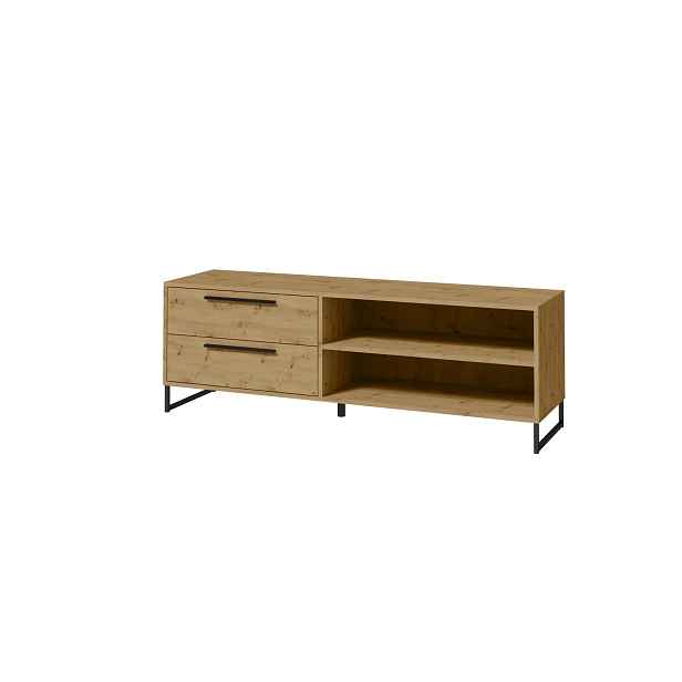 ADRK TV stolek Ariana 150 cm černý/dub Artisan