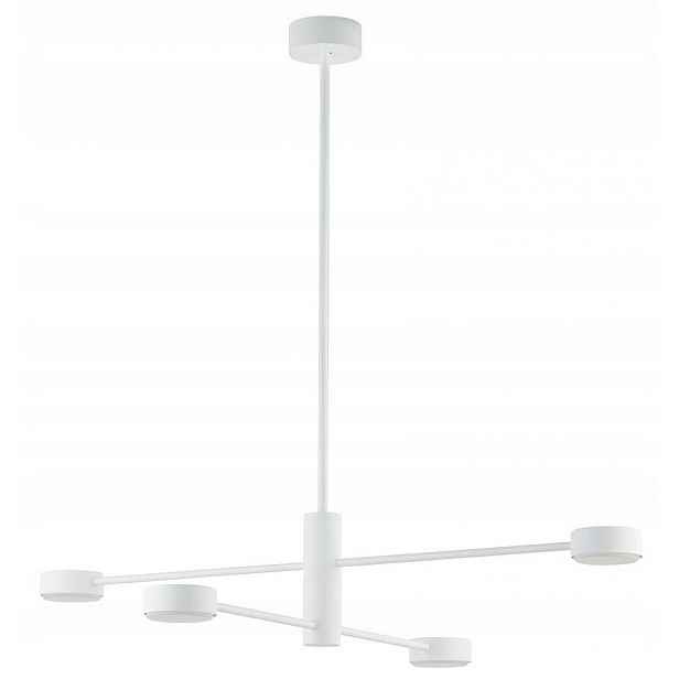 Lustr Orbit Bílý 4xGX53 Závěsná lampa do pokoje do obývacího pokoje