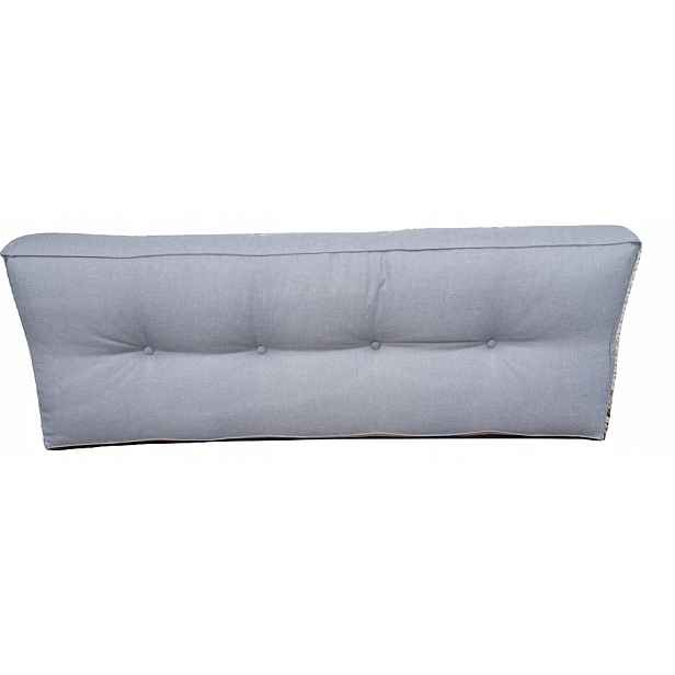 Polštář na Paletu 120x40x20/10 Silver Popiel 03