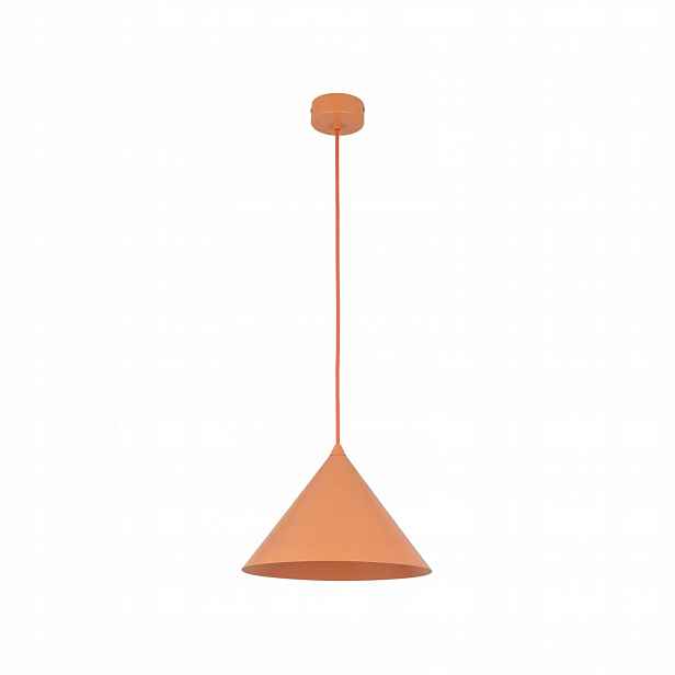 Závěsná lampa Cono Oranžová Metal 1xE27 15W Regulovatelný loft Tk Lighting