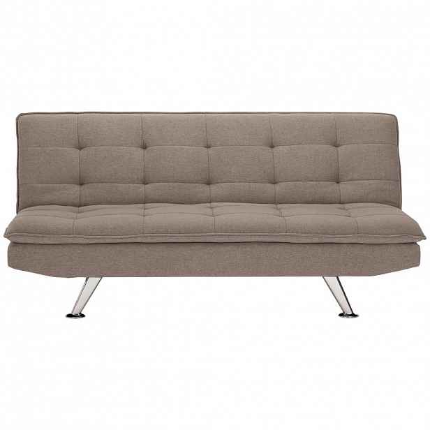 MID.YOU ROZKLÁDACÍ POHOVKA, textil, hnědá