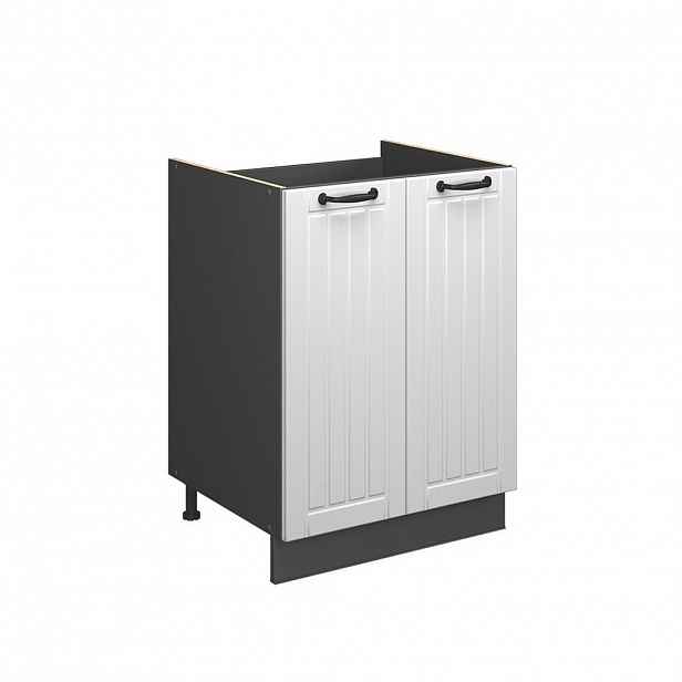Vicco SKŘÍŇKA POD DŘEZ Fame-Line, Bílý venkovský dům/Antracit, 60 cm