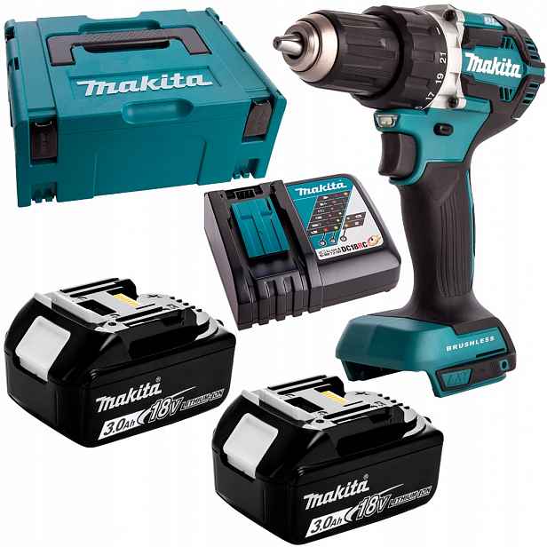 Aku Šroubovák 18V Lxt Bl Xpt 2x3Ah Makita DDF484RFJ