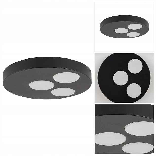 Stropní Svítidlo černý Bros do kuchyně, moderní rozptýlený lesk Sigma Lighting