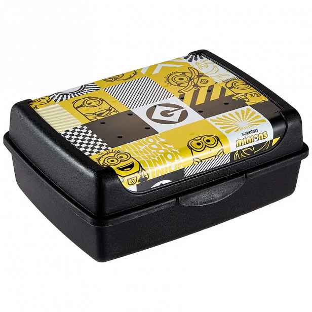 Svačinový box Carla Minions midi 1l černý