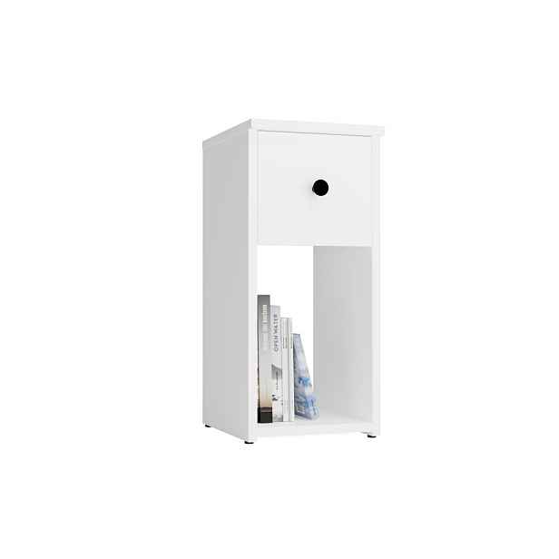 TP Living Noční stolek Tomi 25 1S 25 cm bílý