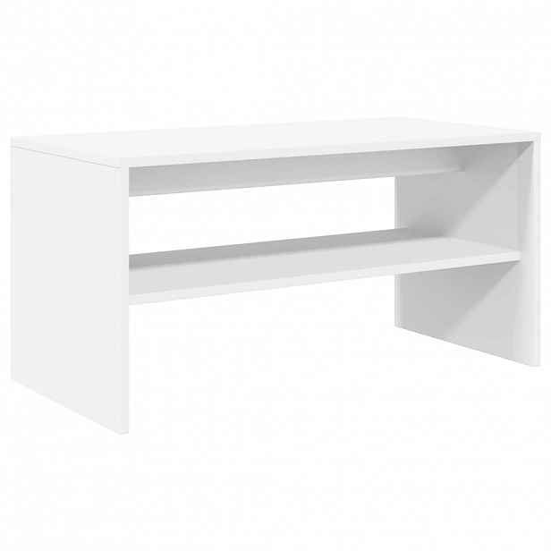 vidaXL TV stolek bílý 80 x 40 x 40 cm dřevotříska