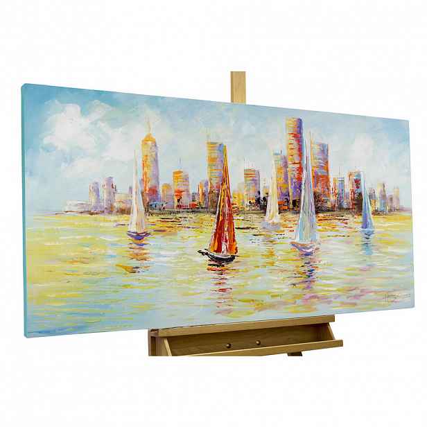 KUNSTLOFT OLEJOMALBA 120/60 cm, Moře a pláž