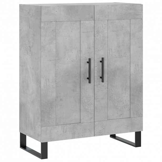 vidaXL Příborník betonově šedý 69,5 x 34 x 90 cm kompozitní dřevo