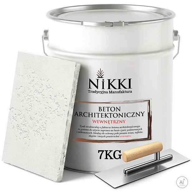 Dekorativní architektonický beton vnitřní 7 kg 5 m2 Bílý F101 Paca