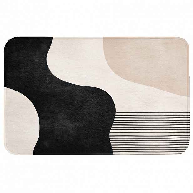 OnlyWow KOUPELNOVÁ PŘEDLOŽKA Abstraktní - Japonské - Béžové - Moderní 80x50 cm