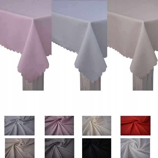 Plamovzdorný Ubrus Pastely Hladká Barva 110 x 400 CM