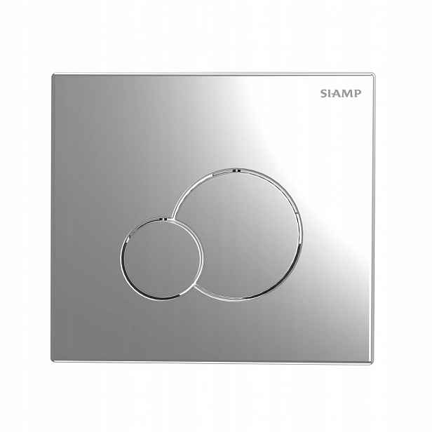 Splachovací Tlačítko Siamp Globe, Chromované