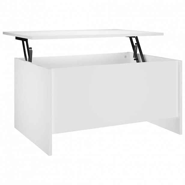 vidaXL Konferenční stolek bílý 80 x 55,5 x 41,5 cm kompozitní dřevo