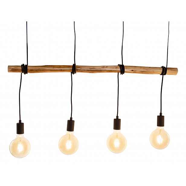 Závěsné stropní osvětlení Teris, dřevo
