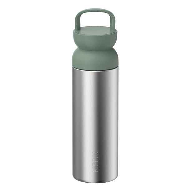 Termoláhev z nerezové oceli ve stříbrné barvě/šalvějově zelená 500 ml Ellipse – Mepal