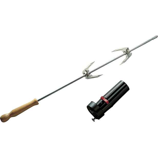 barbecook Rožen otočný elektrický gril na uhlí 60 cm nerezová ocel
