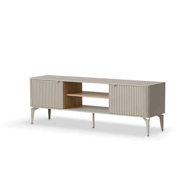 HALMAR TV stolek BELUCI 1 160 cm kašmír/dub cremona