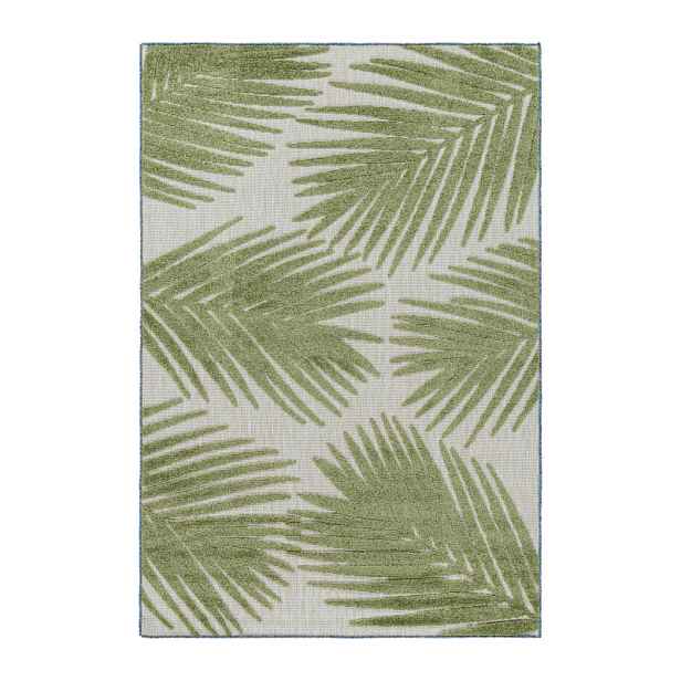 Kusový koberec Bahama 5155 Green – na ven i na doma, 140x200, zelená, chodba / předsíň, Ayyildiz