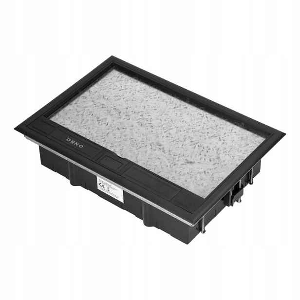 Podlahová krabice pro modulární zásuvky 8 x 45x45mm nebo 16 x 22,5x45mm