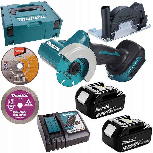 Řezačka brusná 76 mm 2x5 Ah Makita DMC300RTJ