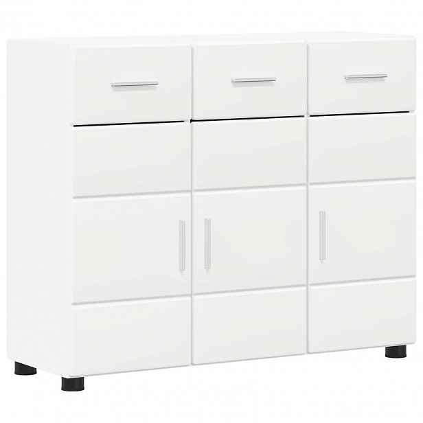 vidaXL Servírovací skříň FLORIN 88,5 x 30,5 x 73 cm Bílá