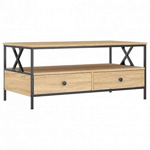 vidaXL Konferenční stolek dub sonoma 100 x 51 x 45 cm kompozitní dřevo