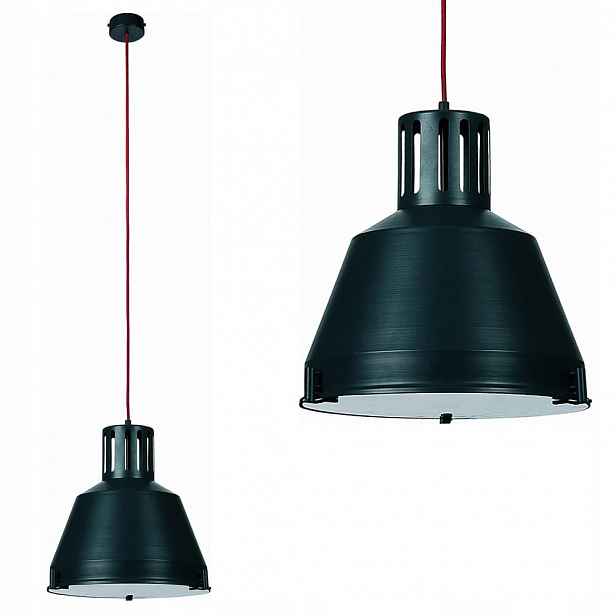 Černá závěsná lampa v industriálním stylu do obývacího pokoje 1xE27 Nowodvorski