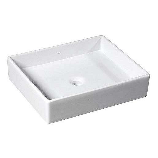 Umyvadlo na desku Sapho Purity 50x42 cm bez otvoru pro baterii, bez přepadu 10PL66050