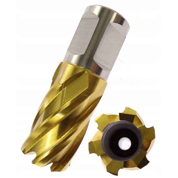 Vrták Trubkový Trepanační Fréza 21 mm 21 x 30 mm Hss Hss-tin