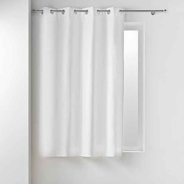 Bílý termo závěs z mikrovlákna 135x180 cm Micropolar – douceur d'intérieur