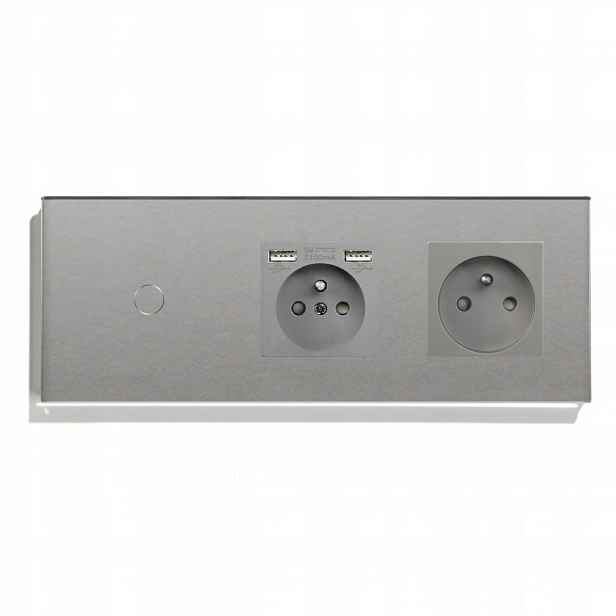 Dotykový Spínač, Jednozásuvka Zásuvka S Usb Nabíječkou