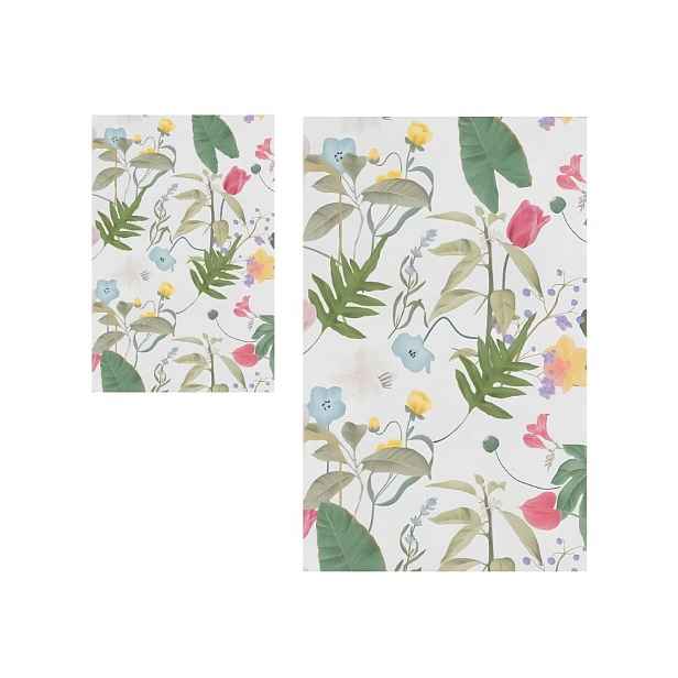 Koupelnové předložky v sadě 2 ks 60x100 cm Floral – Mila Home