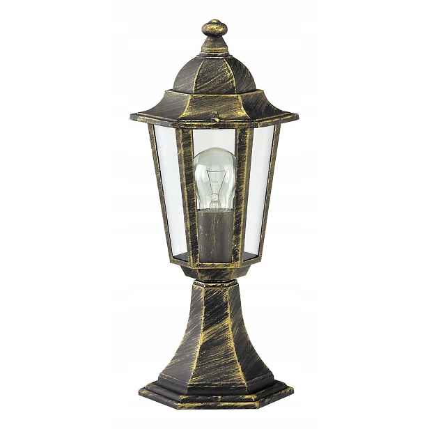 Venkovní stojací zahradní lampa 1xE27 Velence, antické zlato 8236 Rabalux