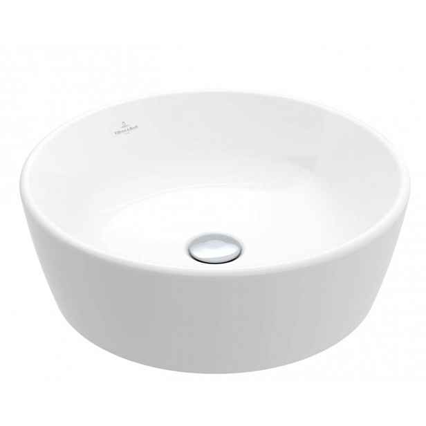 Villeroy & Boch Architectura - Umyvadlo na desku, průměr 45 cm, bez přepadu, CeramicPlus, alpská bílá 5A2546R1