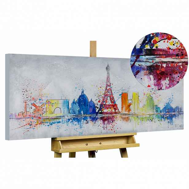 KUNSTLOFT OLEJOMALBA 120/60 cm, Město a architektura