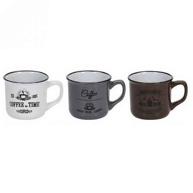 3dílná sada keramických hrnků Coffee, 180 ml