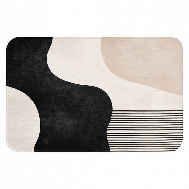 OnlyWow KOUPELNOVÁ PŘEDLOŽKA Abstraktní - Japonské - Béžové - Moderní 60x40 cm