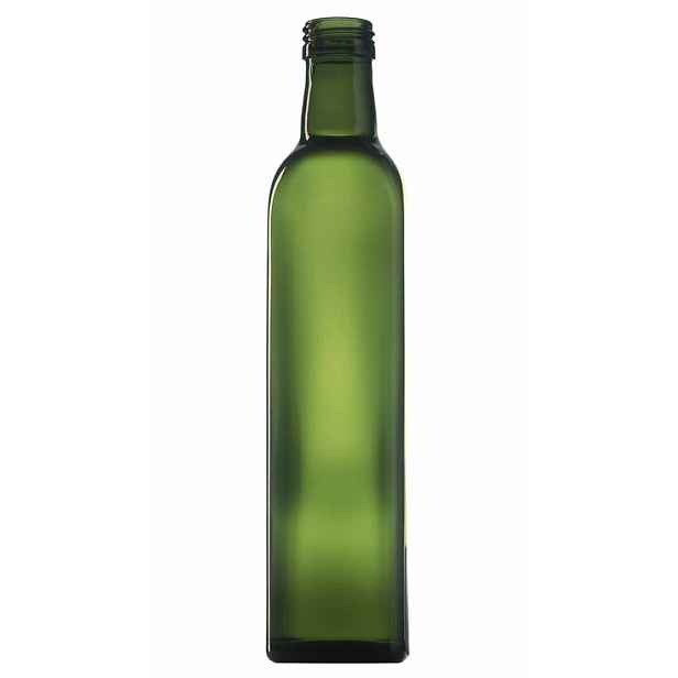 Skleněná lahev Marasca 500 ml olivová PP 31,5 - paleta 1360 ks