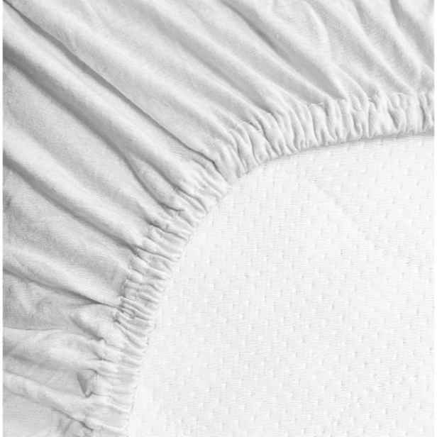 TEMU Prostěradlo Jersey Standard 90x200 cm bílá