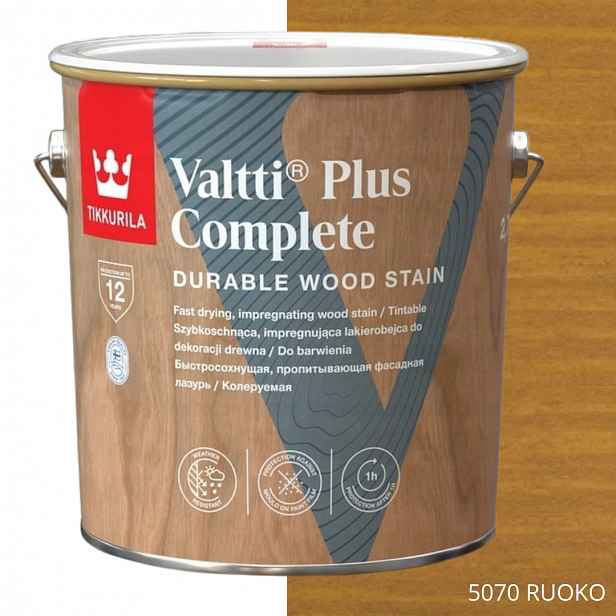 Tikkurila Lakovací Hmota Valtti Plus Complete 2,7L Barva 5070 Ruoko