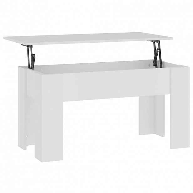 vidaXL Konferenční stolek bílý 101 x 49 x 52 cm kompozitní dřevo