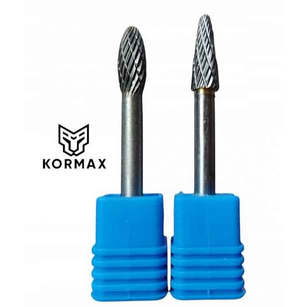 Fréza pilník vysokorychlostní rotační 8 mm na kov s karbidem Set 2ks