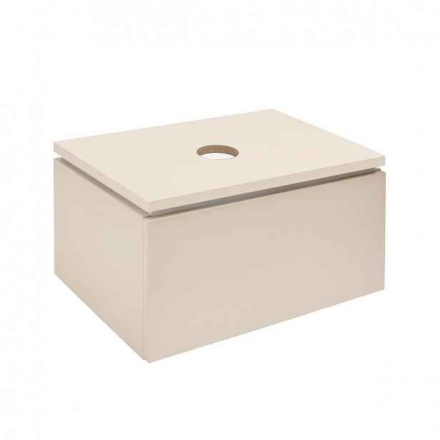 Koupelnová skříňka s krycí deskou SAT Feel 60x30x46 cm pískově béžová mat SATFEEL60BED