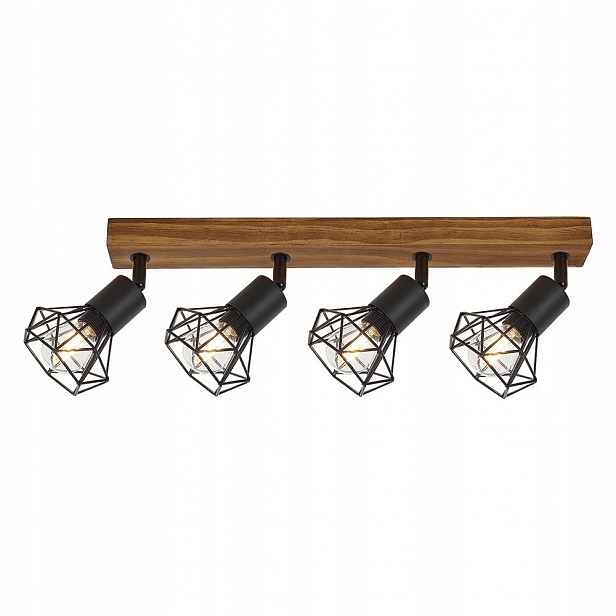 Lampa spotová černá Zeus s pohyblivým zdrojem světla Rabalux