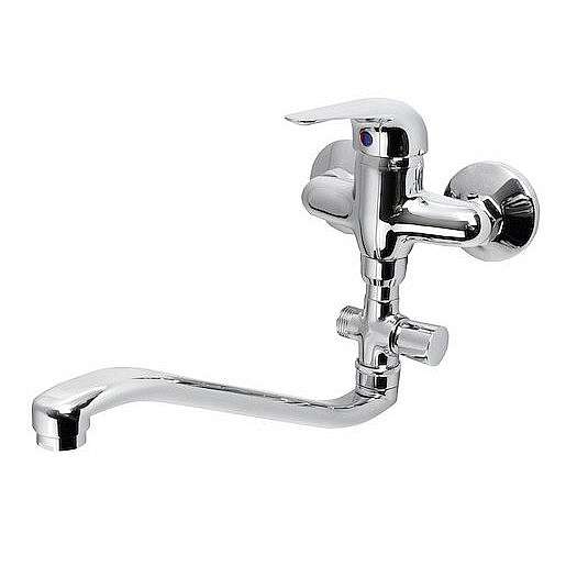 Vanová baterie Sapho Aqualine 35 s otočným raménkem 100 mm Chrom 52140