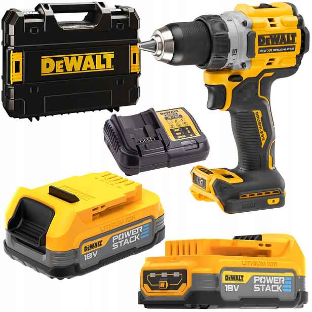 Aku Šroubovák 18V 90Nm 2x1,7Ah Powerstack Tstak DeWALT DCD800E2T-QW